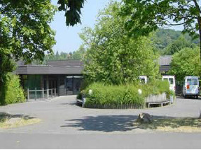 Eingangsbereich der Heilpädagogischen Tagesstätte Eingangsbereich der Heilpädagogischen Tagesstätte