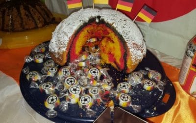 Familienfest und Public Viewing in der Integrativen Kindertagesstätte Kunterbunt