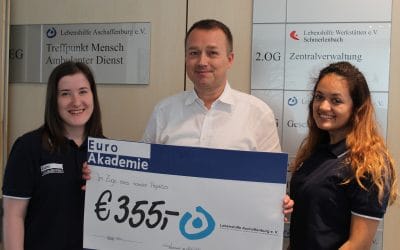 Spende der Abschlussklasse Euro Management Assistenten