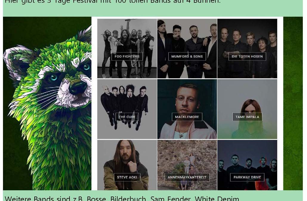Southside Festival Tickets günstiger abzugeben