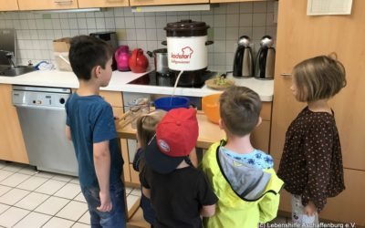 Trauben- und Apfelernte in der IKT Kunterbunt