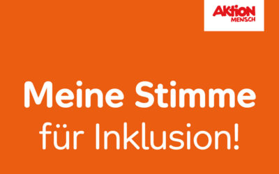 Meine Stimme für Inklusion – Cafe Freitag geht online