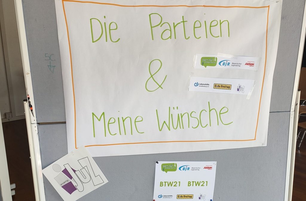 Erstwählerworkshop im Cafe Freitag