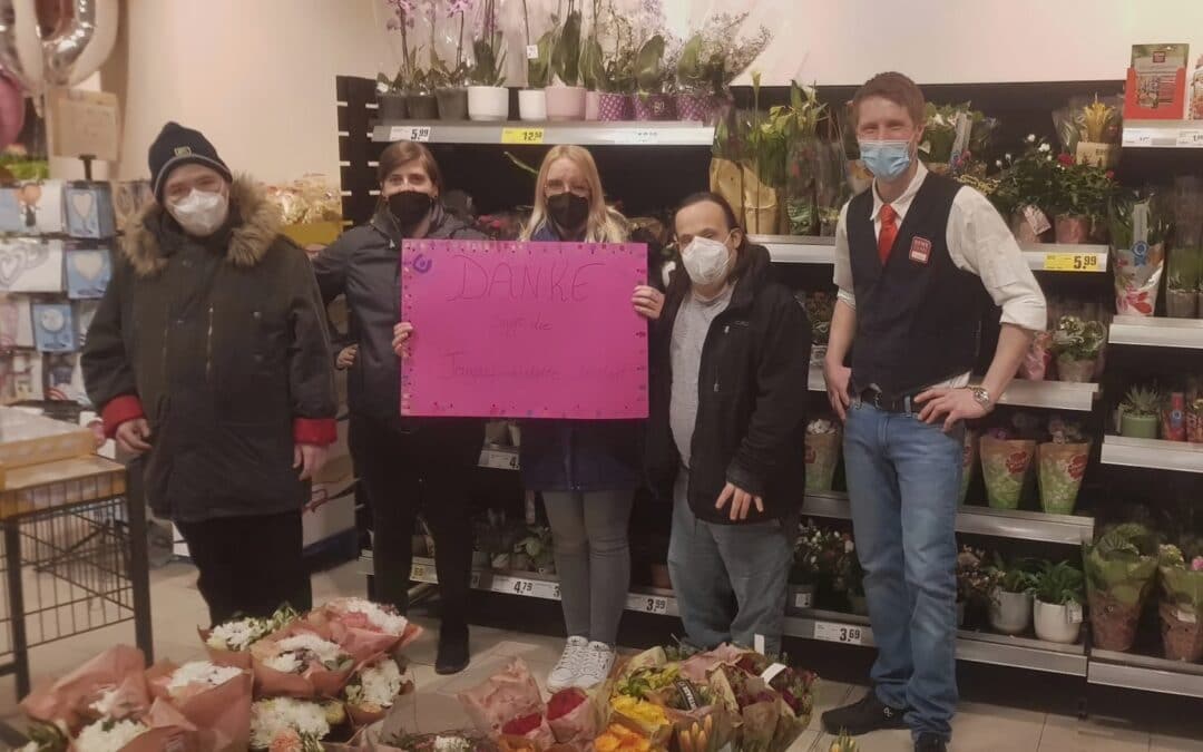 Spende von Rewe Mespelbrunn an unsere Tagesförderstätte