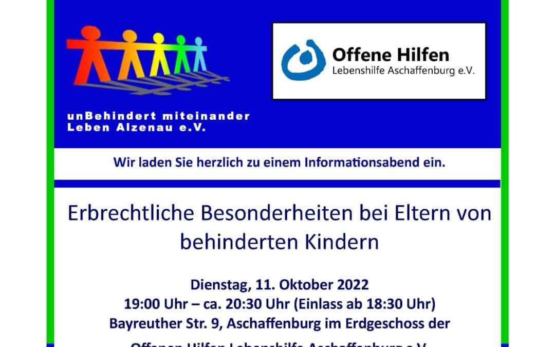 Informationsabend Behindertentestament