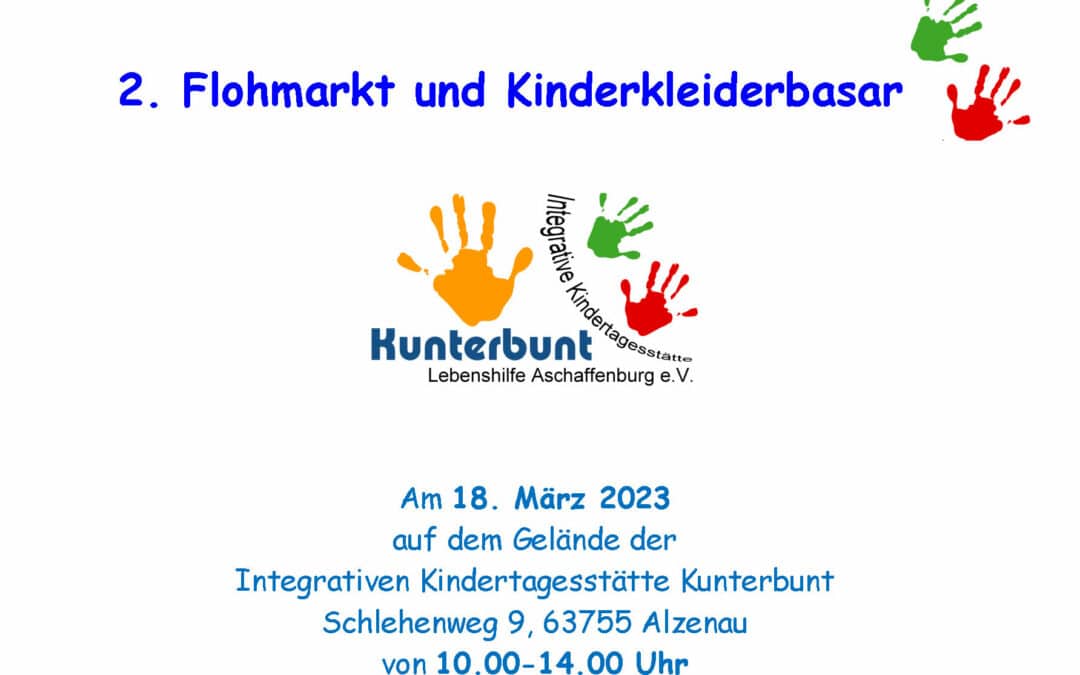 2. Flohmarkt und Kinderkleiderbasar in der IKT Kunterbunt in Alzenau