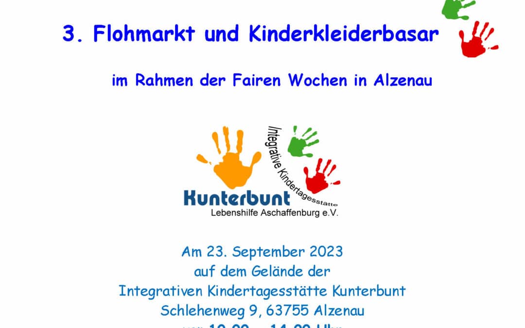 3. Flohmarkt und Kinderkleiderbasar