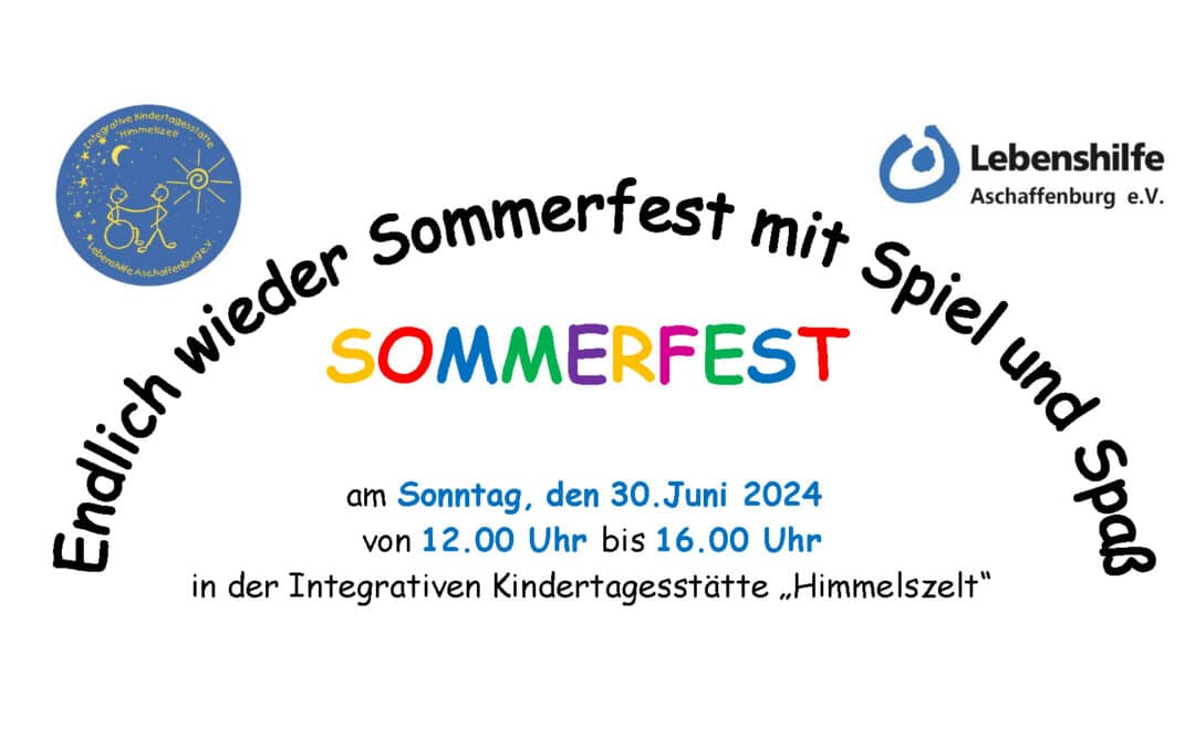 Sommerfest in der Integrativen Kindertagesstätte “Himmelszelt”