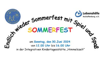 Sommerfest in der Integrativen Kindertagesstätte “Himmelszelt”