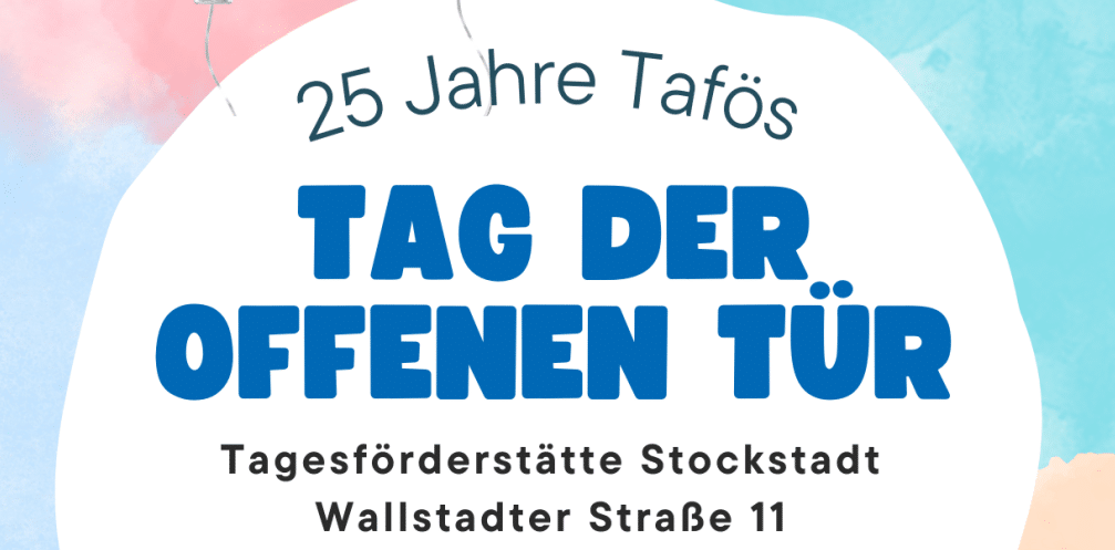 Ausschnitt der Einladung zum Jubiläum 25 Jahre Tagesförderstätte am 11. Juli 2025
