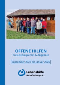Titelseite des Programmhefts der Offenen Hilfen, Ausgabe 2 2025
