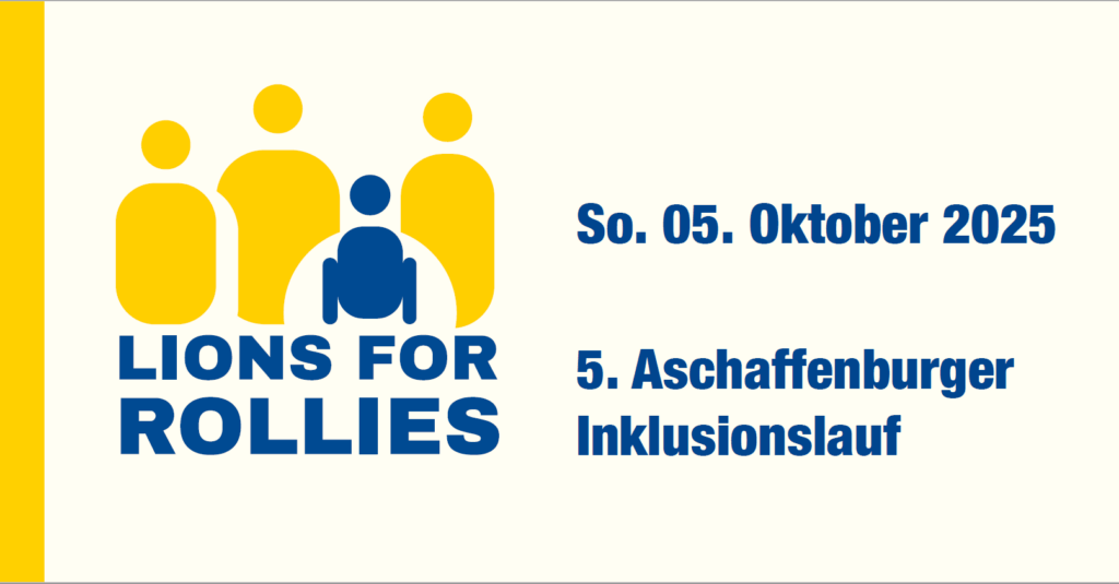 Titelbild des Flyers zum Aschaffenburger Inklusionslaufs 2025