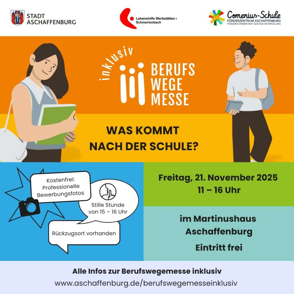 Plakat Berufswegemesse inklusiv 2025