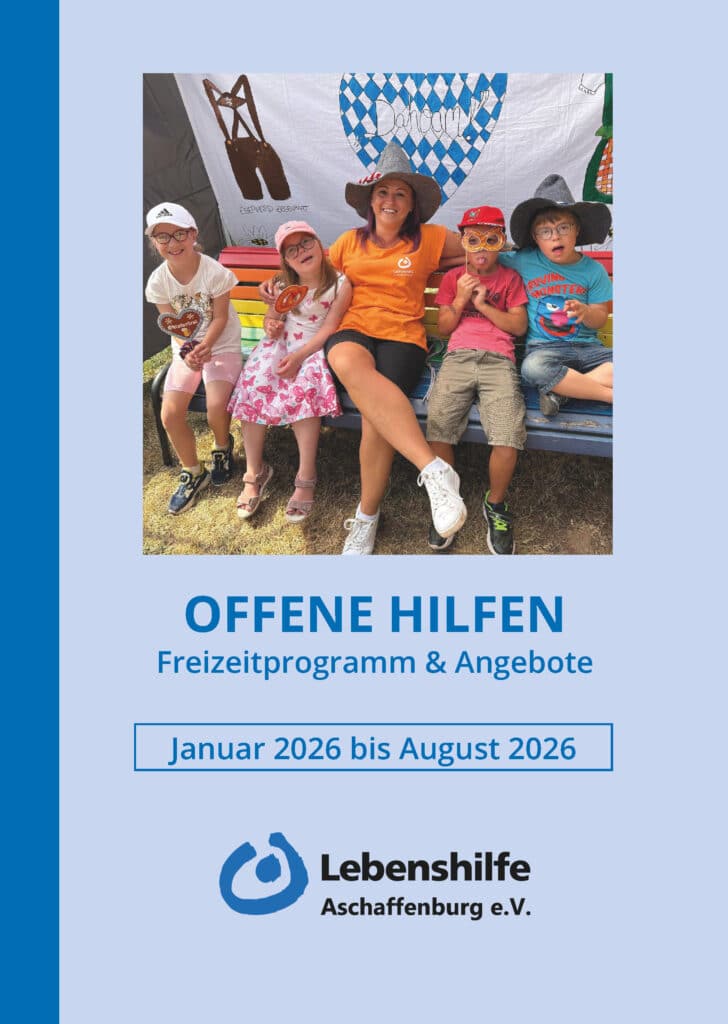 Titelseite Programmheft der Offenen Hilfen 2026-1 groß