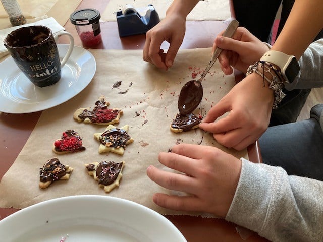 Besuch der HPT in der Maria-Ward-Schule, Bild 2 Besuch der HPT in der Maria-Ward-Schule, Bild 2