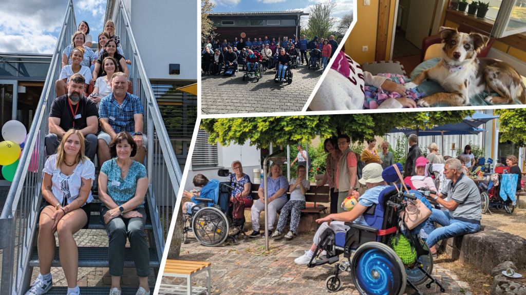 Bild mit verschiedenen Szenen aus der Tagesförderstätte