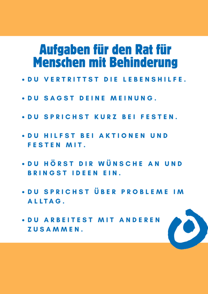 Aufgaben des Rates der Menschen mit Behinderung
