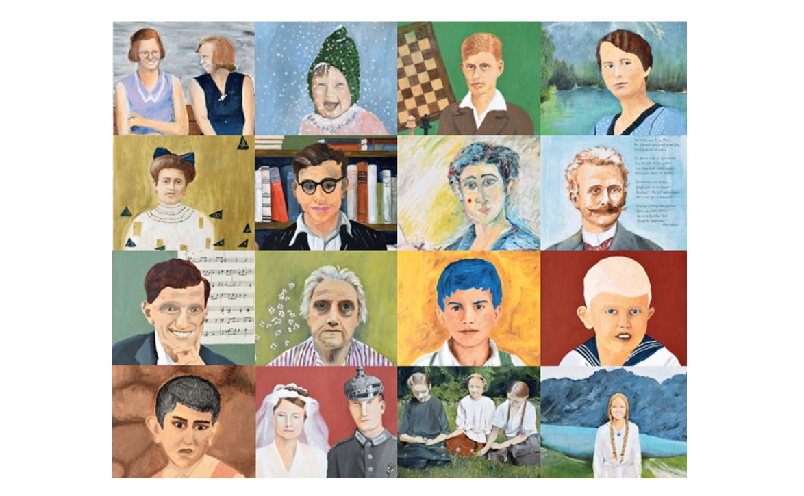 Plakat zur Ausstellung "Nie wieder" im Martinushaus Aschaffenburg, Titelbild