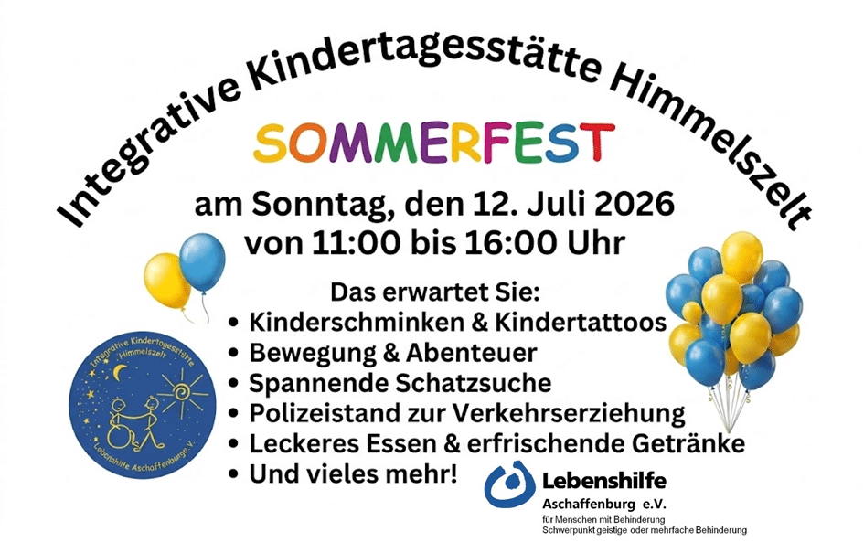 Einladung zum Sommerfest der IKT Himmelszelt