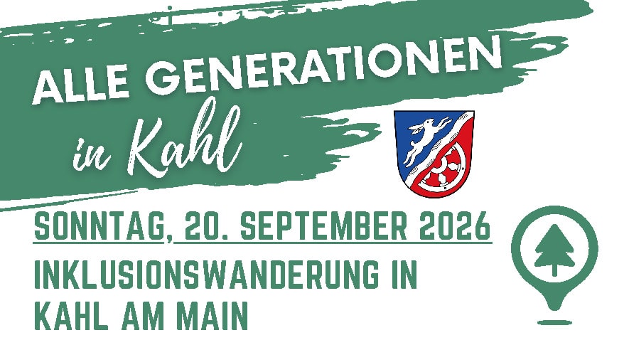 Titelbild Inklusionswanderung Kahl am Main