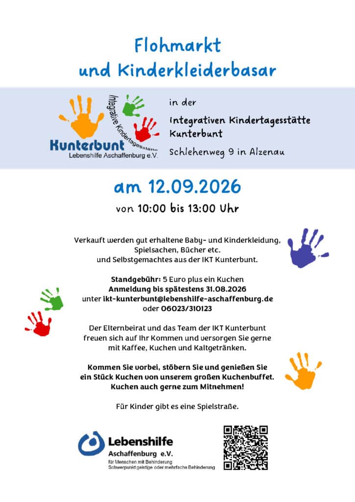Plakat Flohmarkt IKT ALZ 02/26