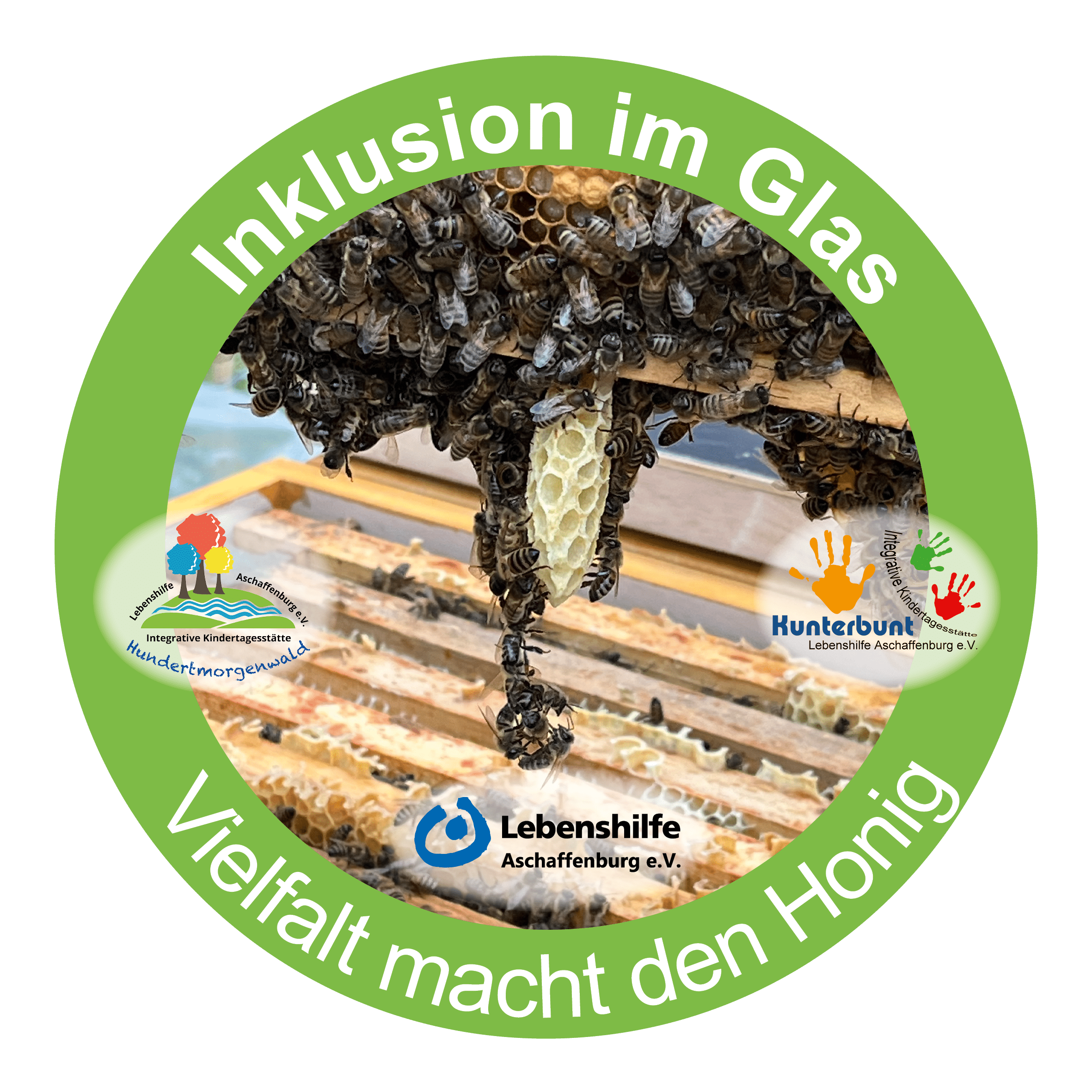 Button "Inklusion im Glas"
