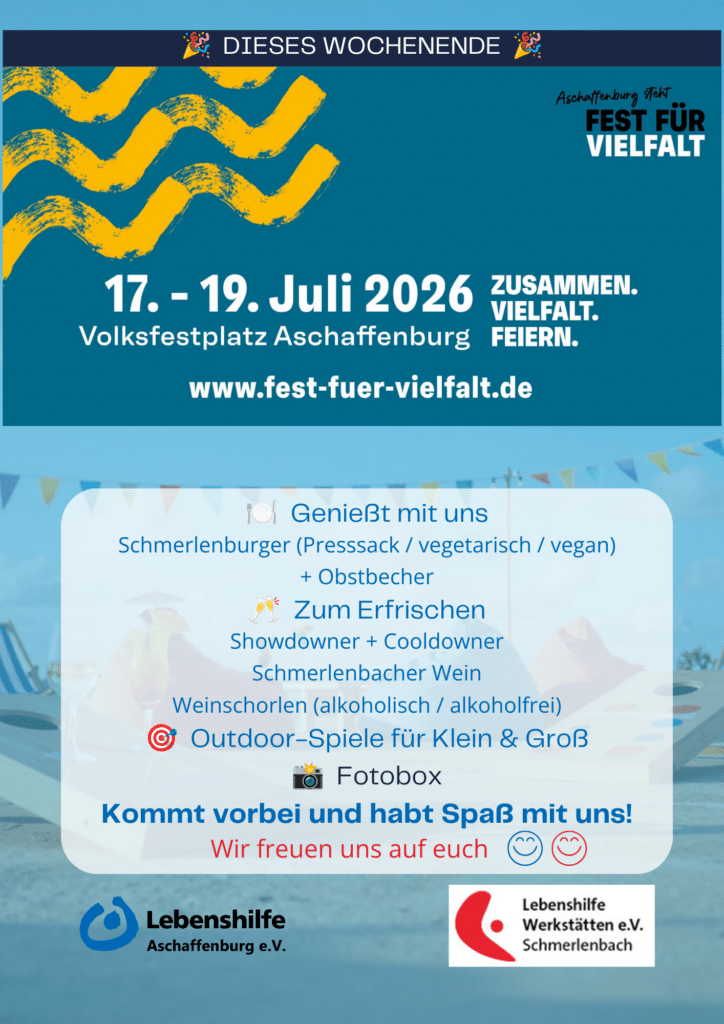 Plakat Fest für Vielfalt 2026