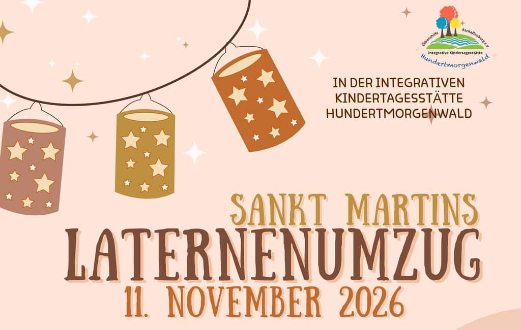 Einladung zum Laternenumzug in der IKT Hundertmorgenwald 2026, Titel