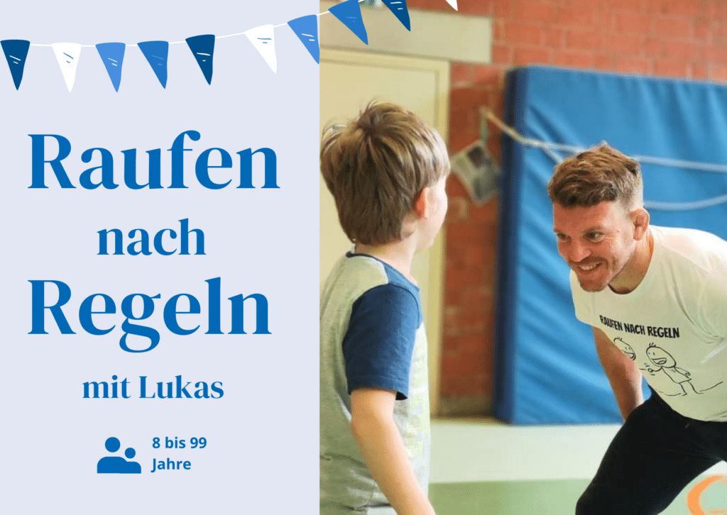 Raufen nach Regeln mit Lukas, Titelbild