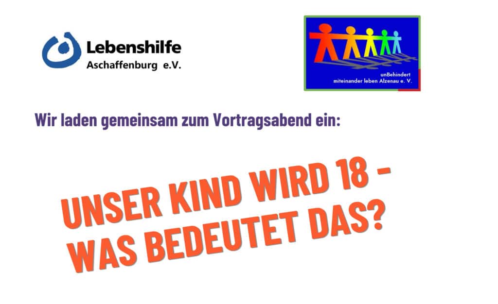 Titelbild zum Vortragsabend "Unser Kind wird 18"